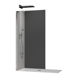KOER SR SP02-100x200-TR-01 Душевая перегородка, хром (KR5395)