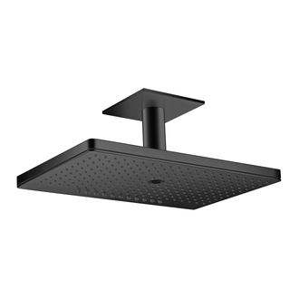 Верхний душ 460 х 300 мм Axor ShowerSolutions (цвет - satin black), 3 вида струи (35281350) фото 1 Aquada.com.ua