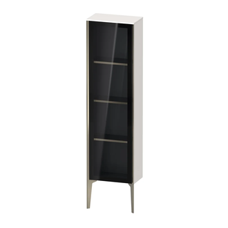 Шкафчик напольный со стеклянными дверцами Duravit XViu 40 x 24 х h157 см, белый глянцевый (XV1365LB122) фото 1 Aquada.com.ua