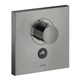Термостат скрытого монтажа на 1 потребитель Axor ShowerSelect (цвет - полированный чёрный хром) (36716330) фото 1 Aquada.com.ua