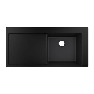 Hansgrohe S514-F450 Кухонна мийка, Graphiteblack (43314170)