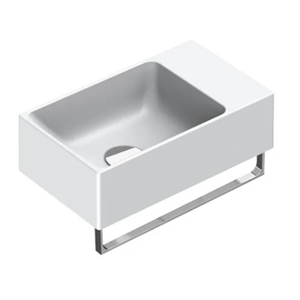 Маленькая (мини) раковина Catalano New Zero 40 х 23 см, satin white/белый матовый (14023VEBM) фото 1 Aquada.com.ua