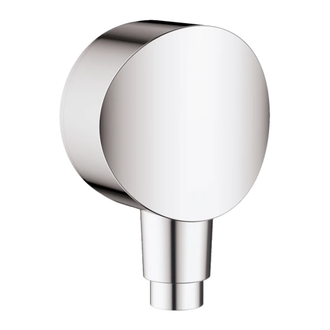 Шлангове підключення Hansgrohe FixFit S зі зворотним клапаном, хром (26453000)
