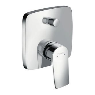 Смеситель однорычажный для ванны Hansgrohe Metris (цвет - хром) (31451000) фото 1 Aquada.com.ua