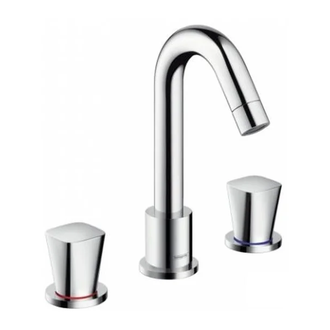Смеситель на борт ванны, двухвентельный Hansgrohe Logis (цвет - хром) (71300000) фото 1 Aquada.com.ua