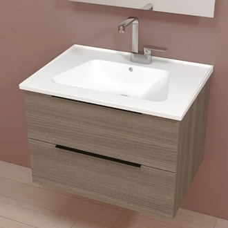 Раковина подвесная Flaminia Bloom 72 х 51,5 х h14,5 см (BM70L) фото 1 Aquada.com.ua