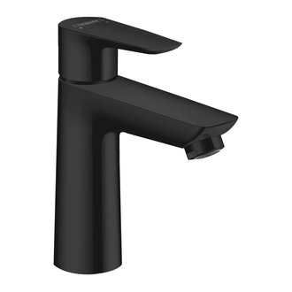 Смеситель для раковины Hansgrohe Talis E (цвет - чёрный матовый), с донным клапаном (71710670) фото 1 Aquada.com.ua