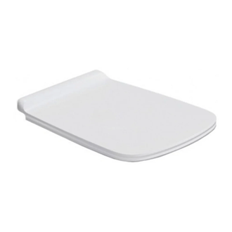 BB004WM Кришка soft close Baden Baden, білий мат SIMAS ІТАЛІЯ (BB004WM)