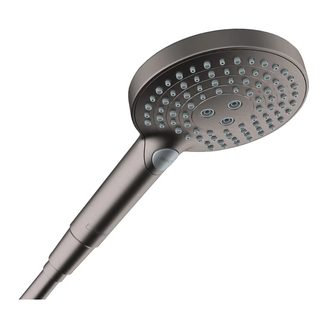 Лейка для душа Hansgrohe Raindance Select S PowderRain (цвет - шлифованный чёрный хром), 3 вида струи 26014340