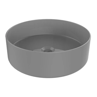 Раковина накладная на столешницу Devit Allround Ø 40 см, тонкостенная, серая (1512137G) фото 1 Aquada.com.ua