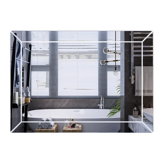Дзеркало Mixxus Premium CUBIC MR14-70x50-Reverse з Led Touch, Anti-fog, димером, регулятором яскрав (MP6647)