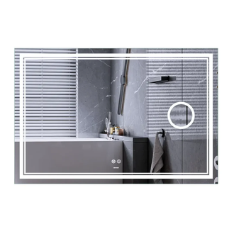 Дзеркало Mixxus Premium QUADRO MR20-100x70 з Led Touch, Anti-fog, димером, регулятором яскравості, (MP6622)