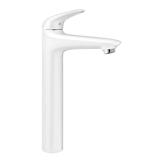 Смеситель для раковины высокий Grohe Eurostyle Solid 15XL-Size (цвет - белый) без донного клапана (23719LS3) фото 1 Aquada.com.ua