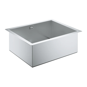 GROHE Мийка для кухні 564 x 464 мм, 1 чаша, матова, в рівень зі стільницею (31579SD0)