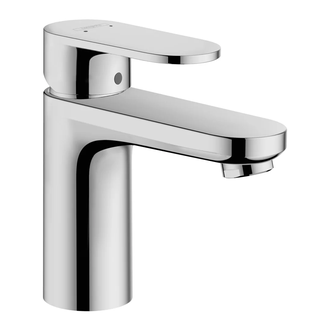 Смеситель для раковины 100 Hansgrohe Vernis Blend (цвет - хром), с донным клапаном из металла (71559000) фото 1 Aquada.com.ua
