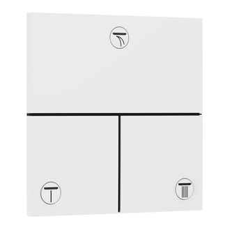 HANSGROHE ShowerSelect Comfort E Вентиль на 3 споживача, білий матовий (15573700)
