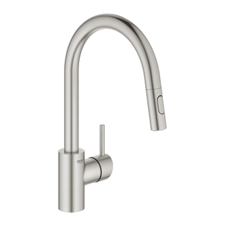 Смеситель для кухни Grohe Concetto (цвет - сталь) (31483DC2) фото 1 Aquada.com.ua