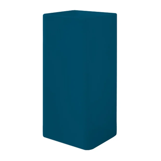 Nic-Design Умивальник окремо стоячий Nic Design Semplice 40х40х85 см без переливу, зі зливом у стіну, Denim глянець (001372076)
