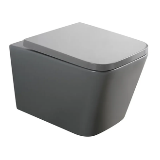 MIXXUS PREMIUM QUADRO-0305-R Унитаз подвесной, серый (MP6656)