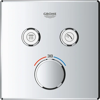 GROHE Термостат для душа, внешняя часть, на 2 потребителя Grohtherm SmartControl (29124000) фото 4 Aquada.com.ua