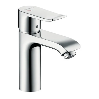Смеситель для раковины, однорычажный Hansgrohe Metris (цвет - хром), с донным клапаном (31121000) фото 1 Aquada.com.ua