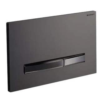 Geberit Sigma50 Клавіша змиву, металічний чорний хром (115.671.QD.2)