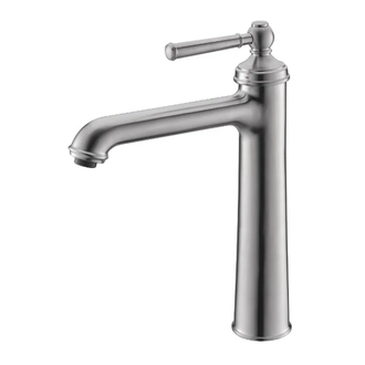 Смеситель для раковины, высокий Imprese Hydrant (цвет - brushed nickel) (ZMK031806011) фото 1 Aquada.com.ua