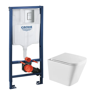 Комплект Grohe Set Унітаз QUADRO-0301-R + Інсталяція Grohe Rapid SL 38772001 (38772001QUADRO0301R)