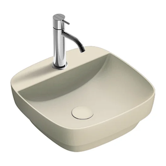 Раковина полувстраиваемая Catalano Green Lux Сolori 42 х 42 х h14 см, цвет - серый матовый 142GRLXNGS