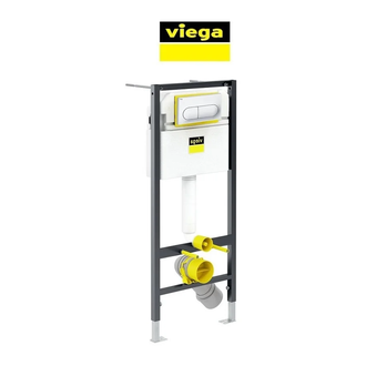 Инсталляция для унитаза Viega Prevista Dry с кнопкой Life 6 хром (771973 + 773748) фото 1 Aquada.com.ua