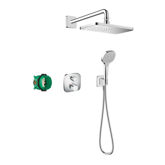 Hansgrohe Croma E 280 1jet Ecostat E, душова система, хром (27953000)
