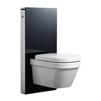 Инсталляция для унитаза Geberit Monolith Premium 131.021.SJ.1 (стекло черное) (131.021.SJ.1) фото 1 Aquada.com.ua