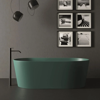 Ванна зі штучного каменю Nic Design Bay 160x80 см, Salvia матовий (014719067)