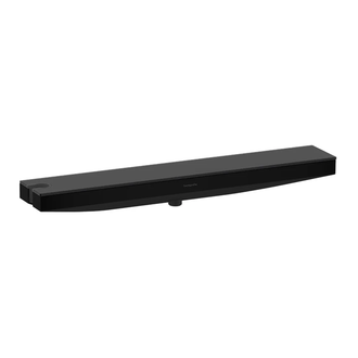 Настенный держатель Porter 500 с полкой левый Hansgrohe Porter E (цвет - чёрный матовый) 26843670