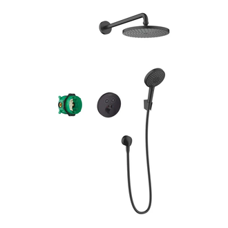 Hansgrohe Raindance S 240 Душова система, чорний матовий (27959670)