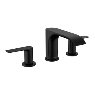 Смеситель для раковины Hansgrohe Vivenis (цвет - чёрный матовый), с донным клапаном (75033670) фото 1 Aquada.com.ua