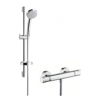 Душевой гарнитур Hansgrohe Croma 100 Vario с термостатом EcoSmart/Ecostat Comfort Combi (27035000) фото 1 Aquada.com.ua