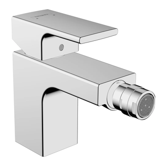 Смеситель для биде Hansgrohe Vernis Shape (цвет - хром), с донным клапаном (71211000) фото 1 Aquada.com.ua