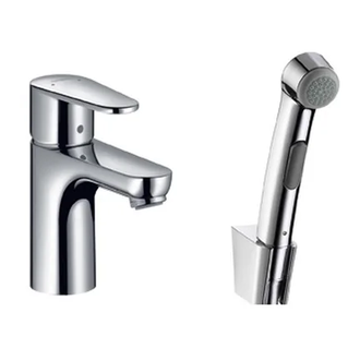 Смеситель для раковины с гигиеническим душем Hansgrohe Talis E2 (цвет - хром) (31165000) фото 1 Aquada.com.ua