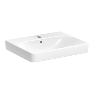 Раковина подвесная Geberit Smyle Square 60 х 48 х h16,5 см, с 1 отверстием под смеситель (500.229.01.1) фото 1 Aquada.com.ua