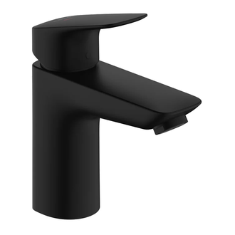 Смеситель для раковины 100 Hansgrohe Logis CoolStart (цвет - чёрный матовый), без донного клапана 71103670