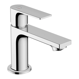 Смеситель для раковины 80 CoolStart Hansgrohe Rebris E (цвет - хром), без донного клапана 72554000