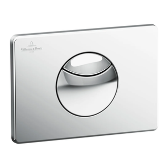 VILLEROY & BOCH Клавиша смыва Villeroy&Boch ViConnect (92248561) хром фото 1 Aquada.com.ua
