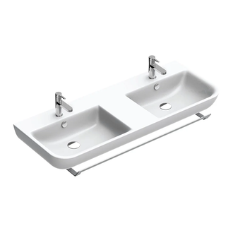 Раковина двойная Catalano Sfera 125 х 48 см (1125BSFD00) фото 1 Aquada.com.ua