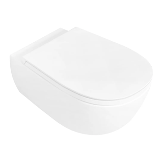 Унитаз подвесной Goclean® (безободковый) Flaminia IO с сиденьем Soft Close Slim, белый глянцевый (IO118G+IOCW07)
