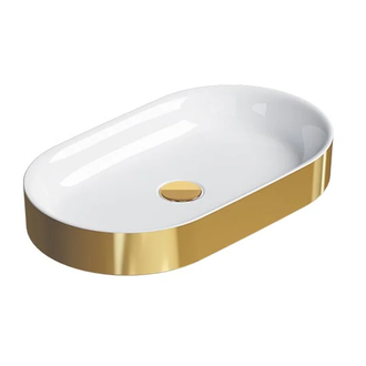 Раковина накладная на столешницу Catalano Horizon 60 х 35 см, Gold-white (160AHZBO) фото 1 Aquada.com.ua