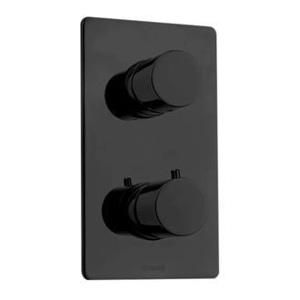Термостат для ванни настінний Bossini Black & White (колір - чорний матовий) Z00002 073