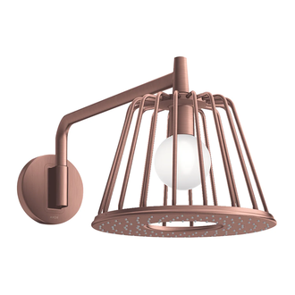 Верхний душ, поворотный Ø 275 мм Axor LampShower (цвет - матовое красное золото), 1 вид струи (26031310) фото 1 Aquada.com.ua