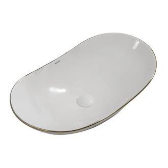 MIXXUS PREMIUM Wave-0105 Умывальник накладной 62х36 см, белый (MP6557)