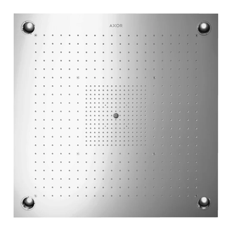 Верхний душ Axor ShowerSolutions 970 x 970 мм, с подсветкой (цвет - хром), 3 типа струи (10623800) фото 1 Aquada.com.ua